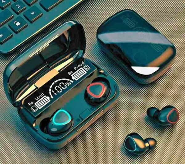 M10 tws Wireless Earphone Touch Bluetooth Earplug In Ear Stereo Sport Headsets cvc8.0 Digital Display - Image 3
