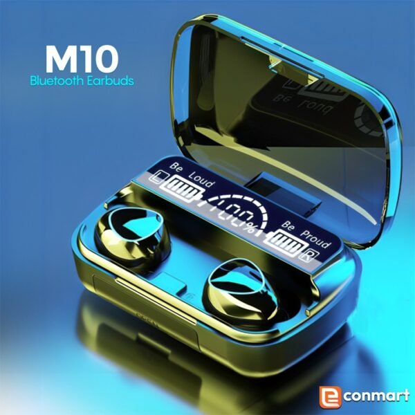 M10 tws Wireless Earphone Touch Bluetooth Earplug In Ear Stereo Sport Headsets cvc8.0 Digital Display - Image 2